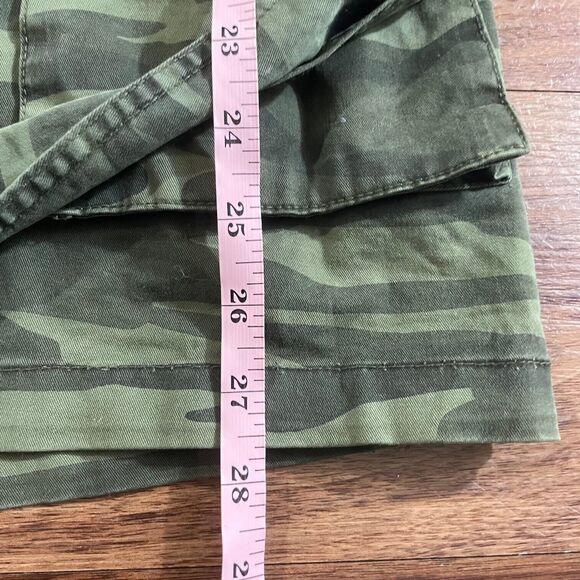 NWT Lucky Brand Womens Camo Belted Utility Jacket Size Large Olive Multi Green - Picture 11 of 12